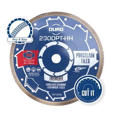 DURO ProDry Turbo Rim Porcelain 230mm 230DPT-HH