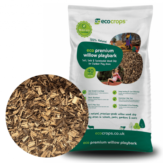 Eco Crops Premium Willow Decorative Playbark 40L Bag