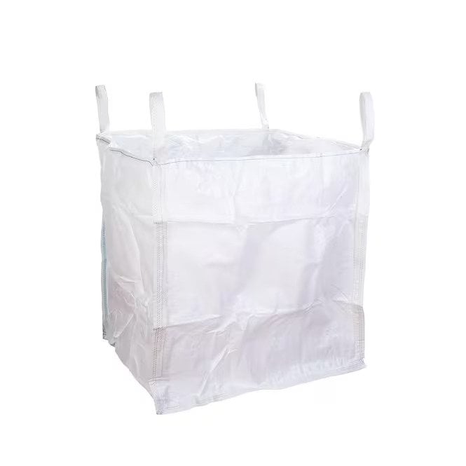 EMPTY DUMPY BAG - HOOP LIFT PLAIN WHITE