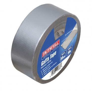 Everbuild/Faithfull GAFFA TAPE 50mm x50mtr silver FAITAPEGAFS