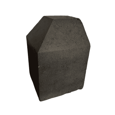 EXT CHAMFERED Q-kerb CORNER charcoal