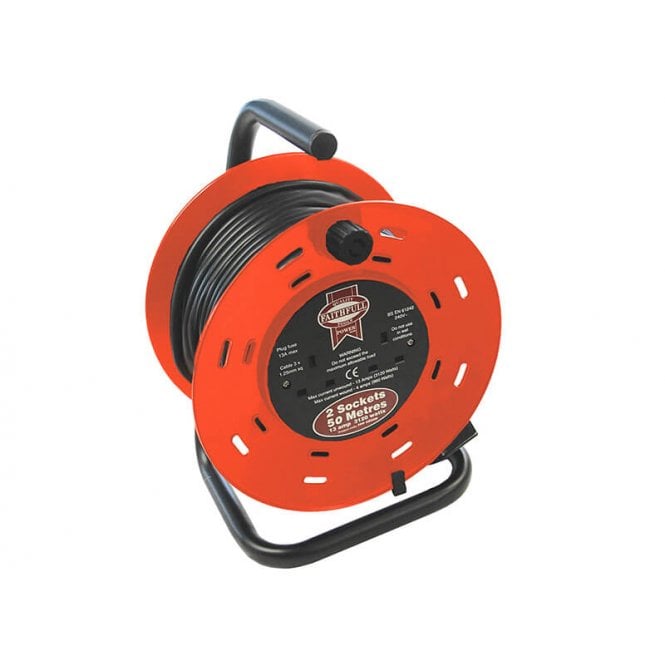 Faithfull Power Plus Cable Reel 240V 50m - FPPCR50M