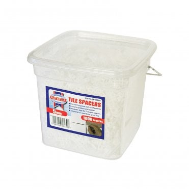 FAITHFULL TILE SPACER LONG LEG 5MM TUB 1000