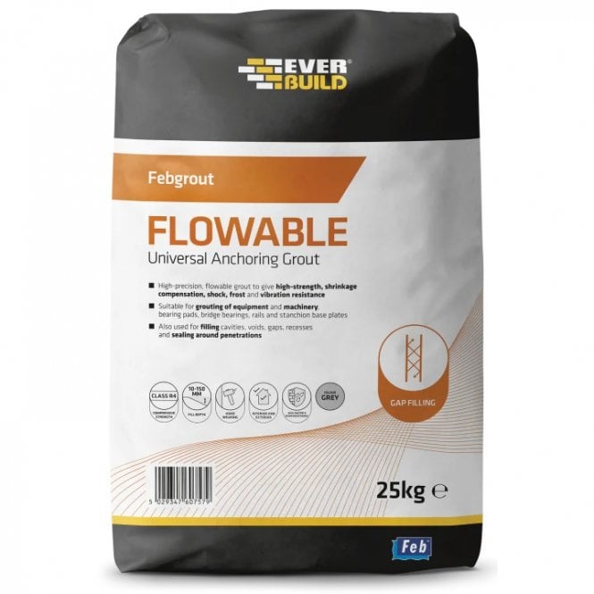 FEBGROUT FLOWABLE UNIVERSAL GROUT 25KG