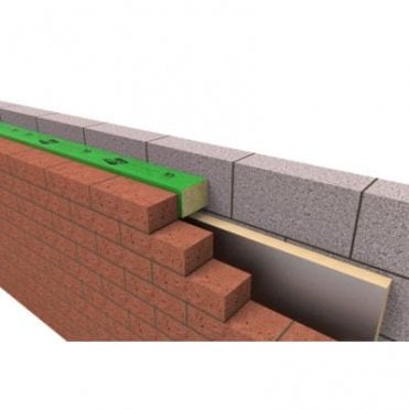 FIRE SOCK GREEN - 100MM CAVITY  -  MASONRY/MASONRY cavity stop sock