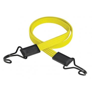 Flat Bungee 100cm Yellow Double Hook - MLK3226E
