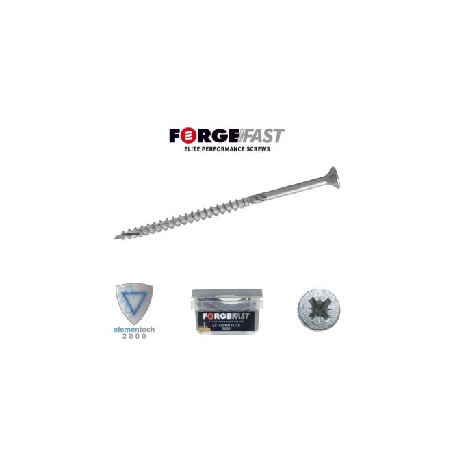 FORGEFAST EXTERIOR SCREW 4.0 X 50mm 300/BOX