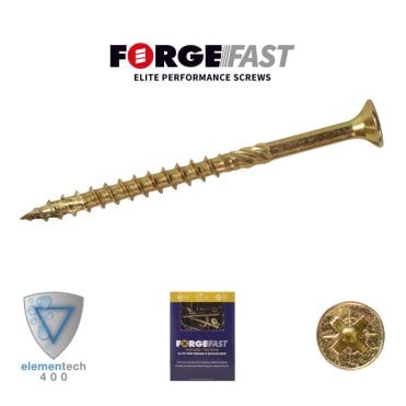 ForgeFast Pozi Comp ZY 5.0x100 Box 100 Elite Woodscrew