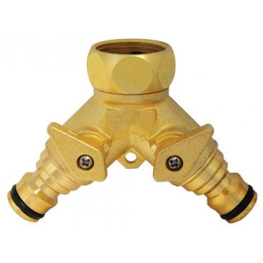 G7918 CK HOSE TWO WAY THREADED TAP CONNECTOR ¾"
