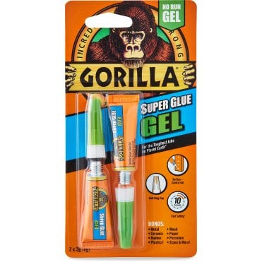 GORILLA SUPER GLUE GEL TUBE 2X3G