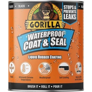 GORILLA WATERPROOF COAT & SEAL POURABLE BLACK 473ML