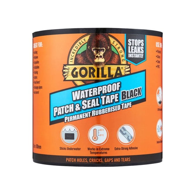GORILLA WATERPROOF PATCH & SEAL BLACK 3M
