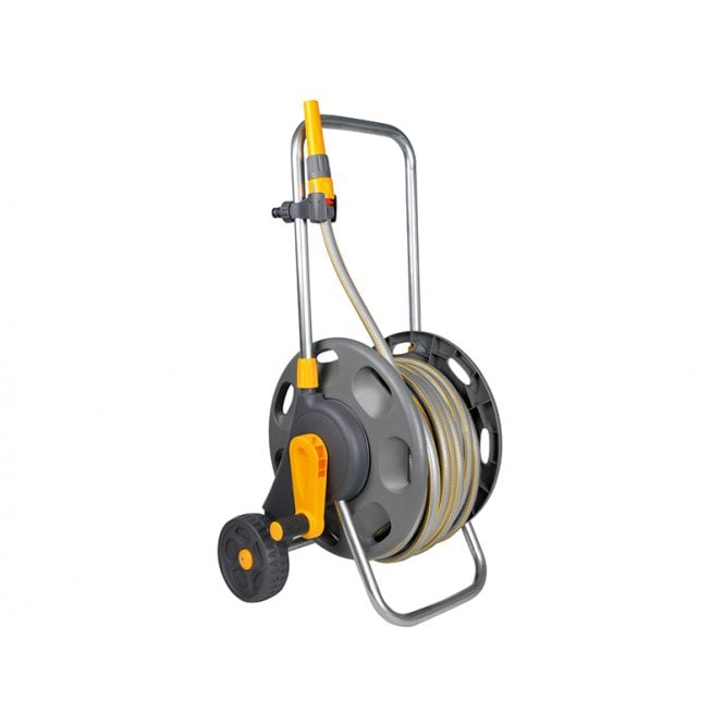 Hozelock 2434 60m Assembled Hose Cart & 30m of 12.5mm Hose