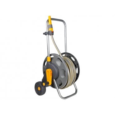 Hozelock 2434 60m Assembled Hose Cart & 30m of 12.5mm Hose