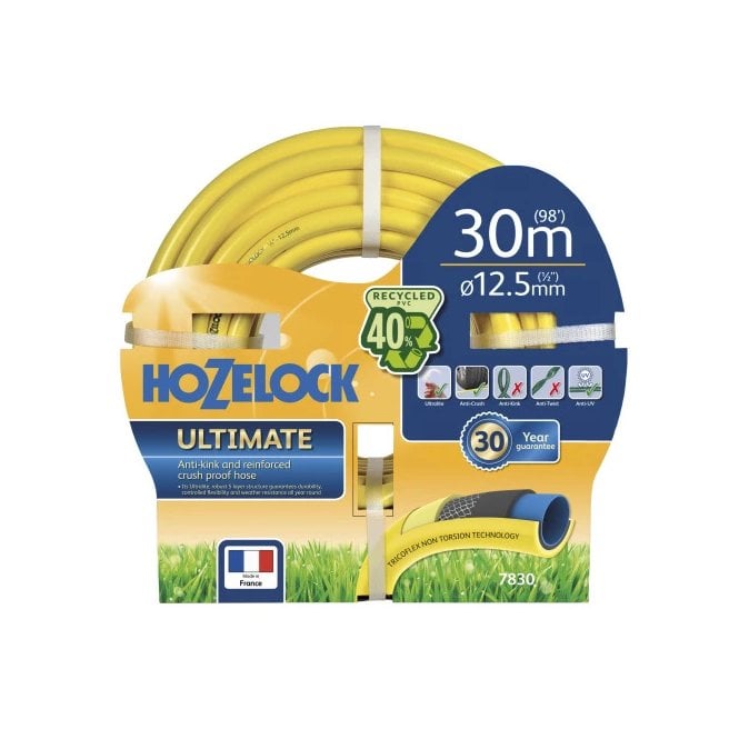 Hozelock 7830 Ultimate Hose 30m 12.5mm (1/2in) HOZ7830