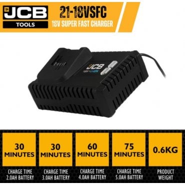 JCB 18V 4A Fast Charger | 21-18VSFC