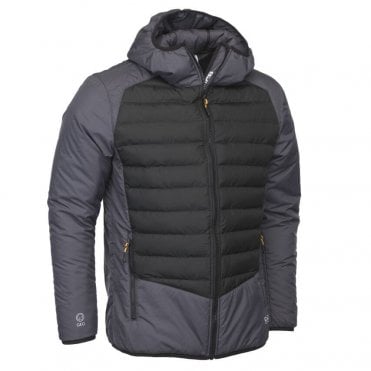 JCB PADDED JACKET GREY/BLACK D+22 - MEDIUM