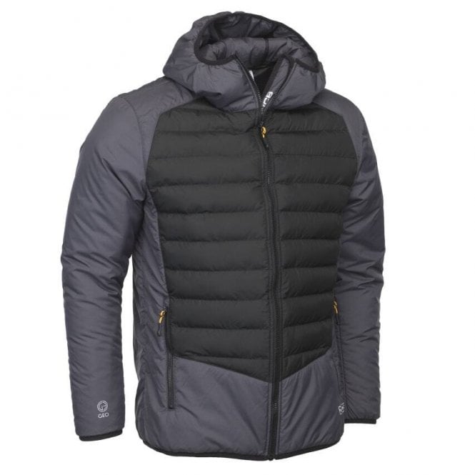 JCB PADDED JACKET GREY/BLACK D+22 - X/LARGE