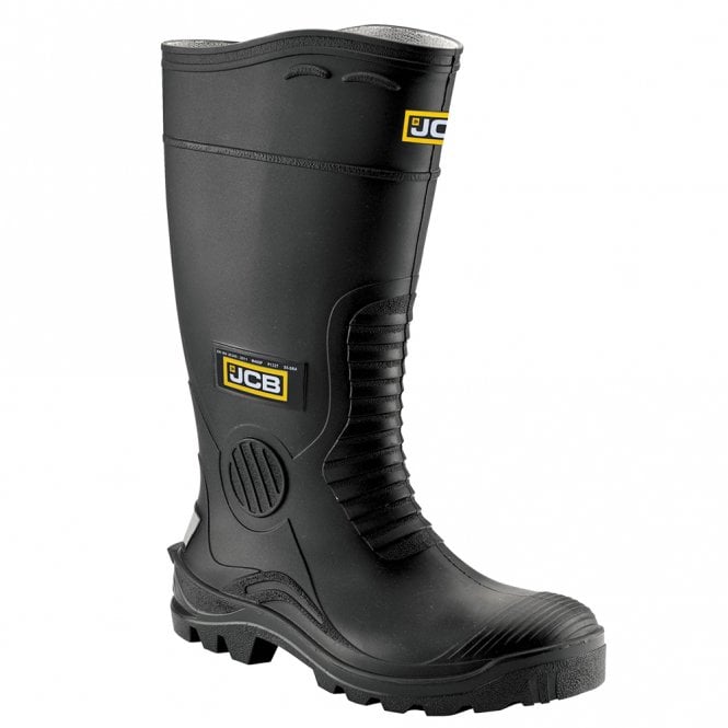 JCB WELLINGTON BOOTS BLACK - HYDRO/B - SIZE 10