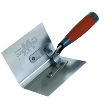 Marshalltown 5"x3 3/4" 90 Degree Stainless Corner Trowel
