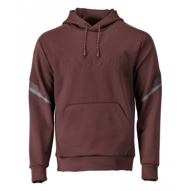 MASCOT® Water Repellent Hoodie BURGUNDY LARGE 22186-608-22