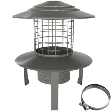 MI-FLEX FastFix-Screw Pot Hanging Cowl (Natural) 125mm 21-125-PHCM