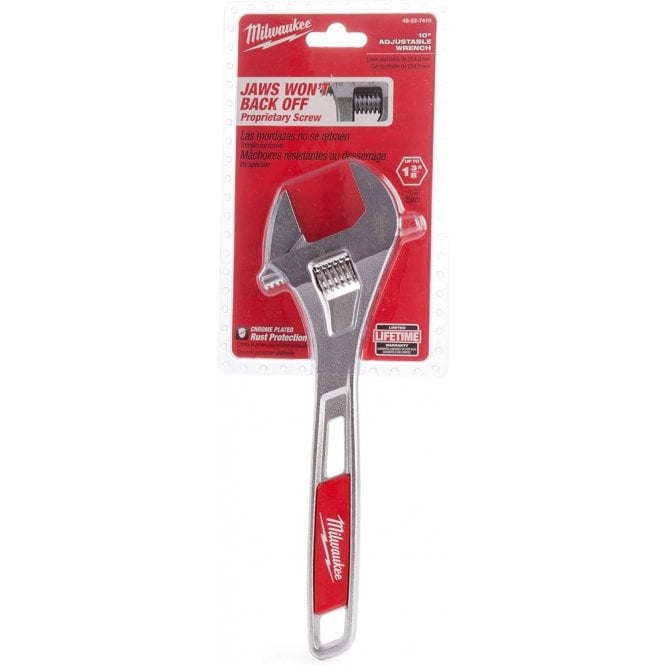 MILWAUKEE 250mm Adj Wrench-1pc - 48227410
