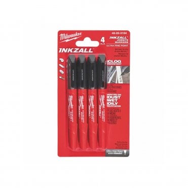 MILWAUKEE INKZALL Fine Tip Markers - 4pc - 48223154