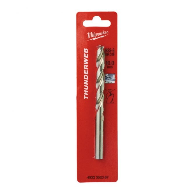 MILWAUKEE Metal Drill HSSG ThW D338 10.0mm-1pc - 4932352367