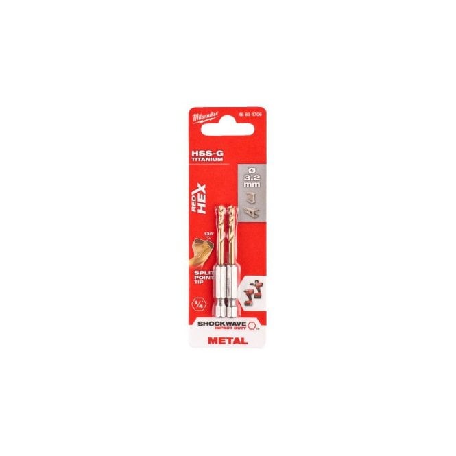 MILWAUKEE Metal Drill ShW HSSTiN 5.5mm-1pc - 4932352357