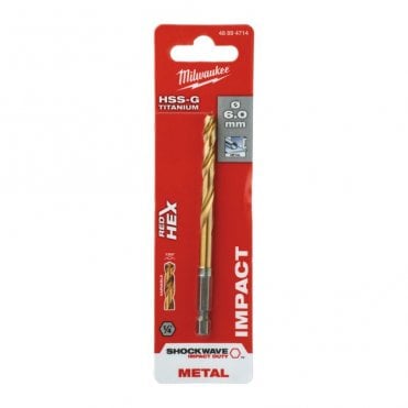 MILWAUKEE Metal Drill ShW HSSTiN 6.5mm-1pc - 4932352359