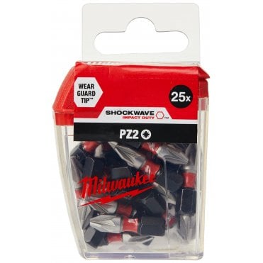 MILWAUKEE S/Bit ShW CD PZ2 25mm-25pc - 4932472041