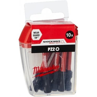 MILWAUKEE S/Bit ShW CD PZ2 50mm-10pc - 4932430866