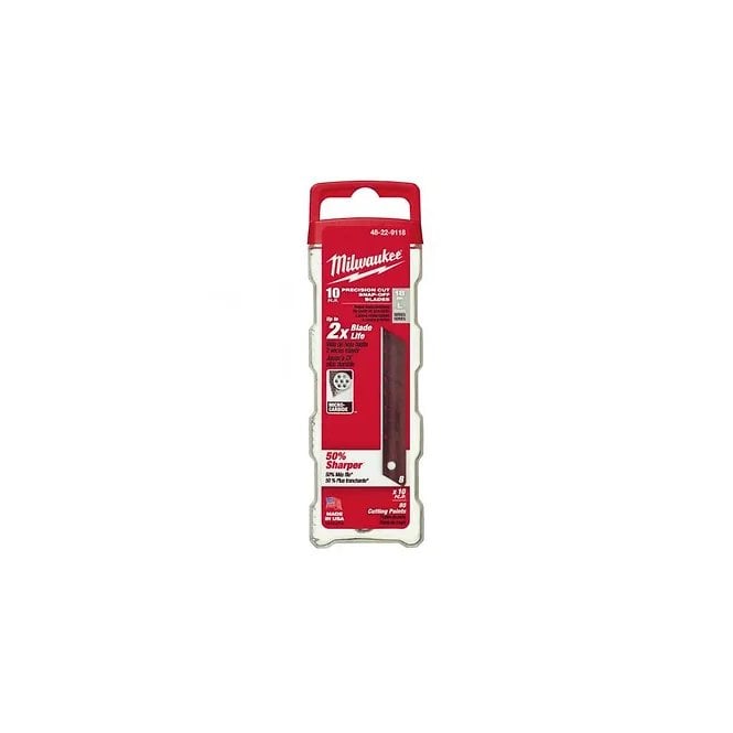 MILWAUKEE UNIVERSAL BLADE Snap blade 18mm - 10pc - 48229118
