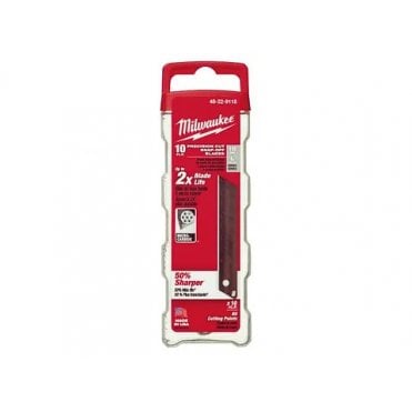 MILWAUKEE UNIVERSAL BLADE Snap blade 18mm - 10pc - 48229118