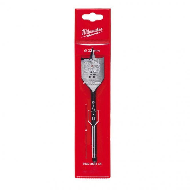 MILWAUKEE Wood Drill Flat Bit 32x152mm-1pc - 4932363145