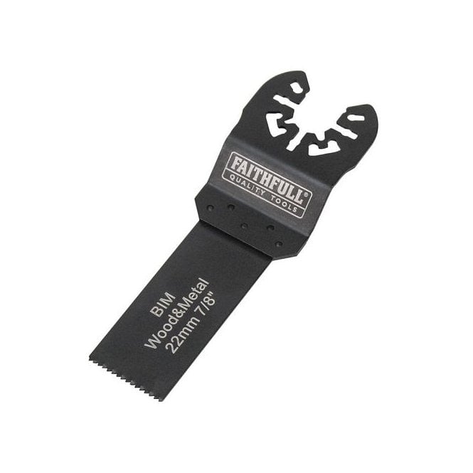 Multi-Functional Tool Flush Cut Wood/Bi-Metal  Blade 22mm (Pack 5)Faithfull FAIMFWM22B