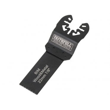 Multi-Functional Tool Flush Cut Wood/Bi-Metal  Blade 22mm (Pack 5)Faithfull FAIMFWM22B