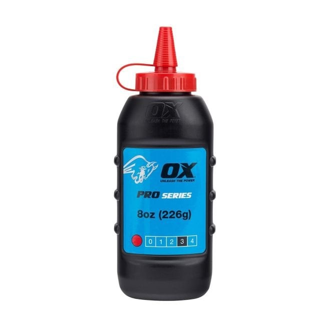 OX-P025701 OX Pro Chalk Refill 226g - Red