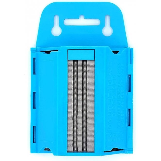 OX-P222110 OX Pro 100 PK Heavy Duty Knife Blades & Dispenser