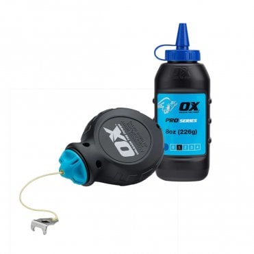 OX-P506302 OX Pro Aluminium Kevlar Chalk Line Reel and Refil