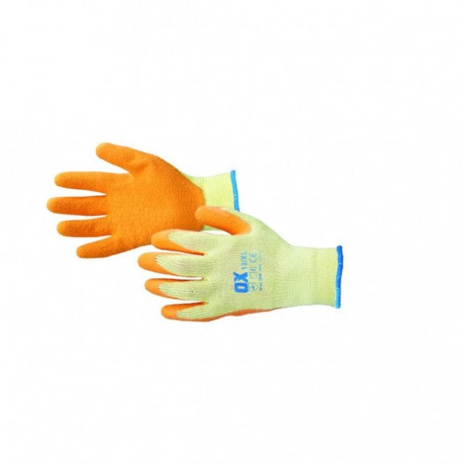 OX-S241609 OX Latex Grip Gloves - Size 9 (L)