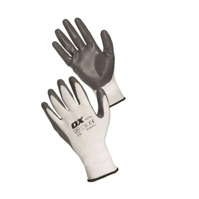 OX-S249009 OX Nitrile Flex Gloves - Size 9 (L)