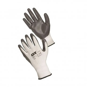 OX-S249009 OX Nitrile Flex Gloves - Size 9 (L)