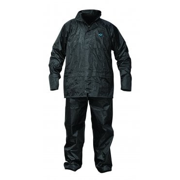 OX-S249704 OX Rain Suit - Black, Size X Large