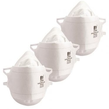 OX-S486703 OX FFP2 Moulded Cup Respirator - 3 Pack