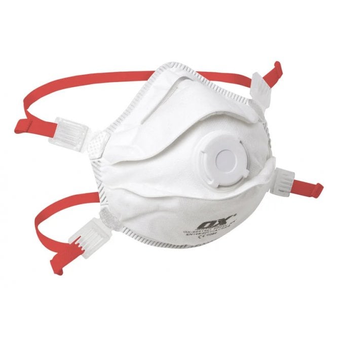 OX-S489201 OX K312 FFP3V NR Moulded Cup Respirator - Valved