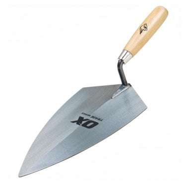 OX-T017528 OX Trade Brick Trowel Philadelphia - Wooden 11"