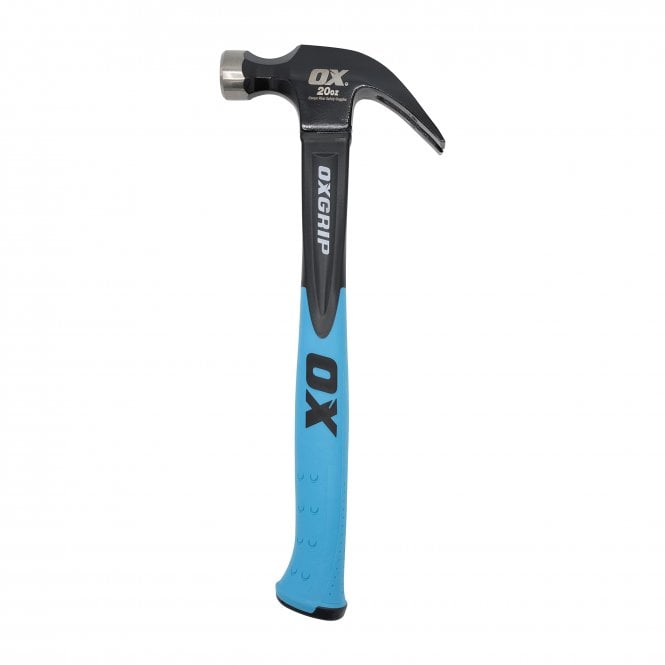 OX-T081220 OX Trade Fibreglass Handle 20oz, Claw Hammer