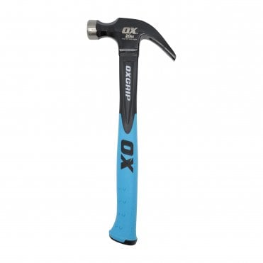 OX-T081220 OX Trade Fibreglass Handle 20oz, Claw Hammer